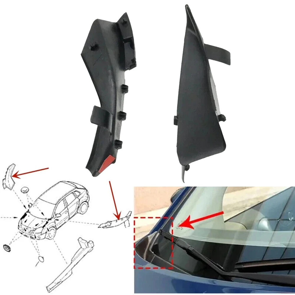 Upgrade Your Koleos HY 2007 2016 with Front Corner Windshield Wiper Cowl Trim Cover LH 66895JY00A RH 66894JY00A