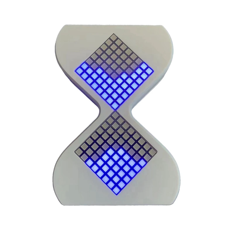 3D Electronic Hourglass, 3D Digital Hourglass, Electronic Timer, 3D-Printed Hourglass, LED Electronic Hourglass