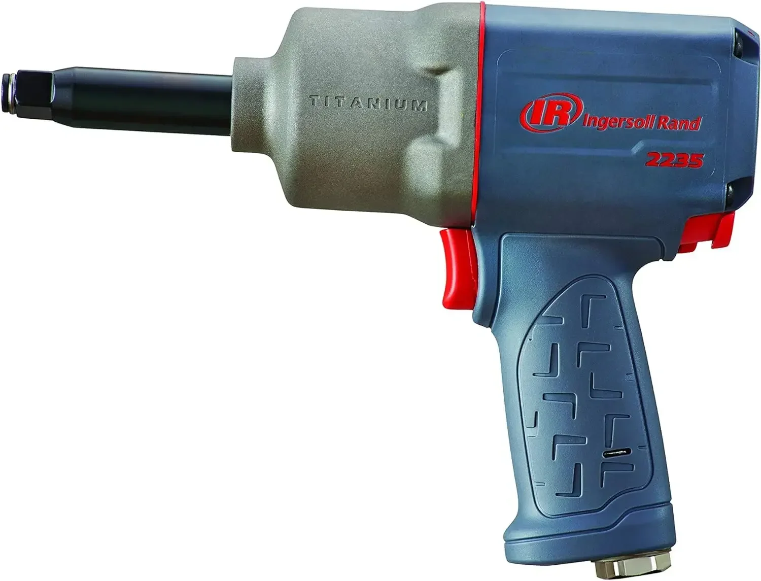 

2235TiMAX-2 1/2-Inch Drive Extended Anvil Air Impact Wrench, 900 ft-lbs Max Reverse Torque, Gray