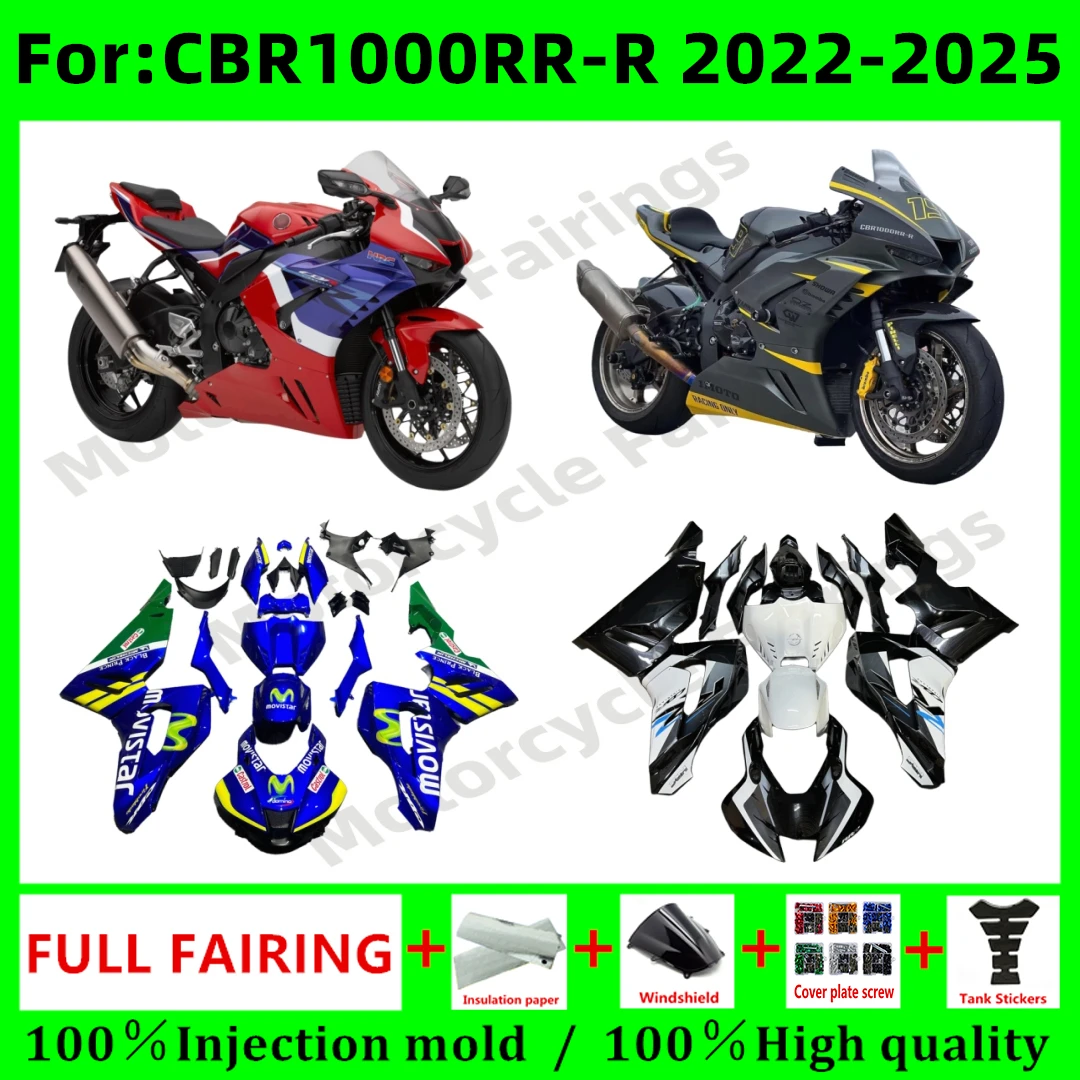 

Motorcycle whole Fairing Kit fit For HONDA CBR1000RR CBR1000RR-R CBR1000 SP 2022 2023 2024 2025 Bodywork ABS full fairings kits
