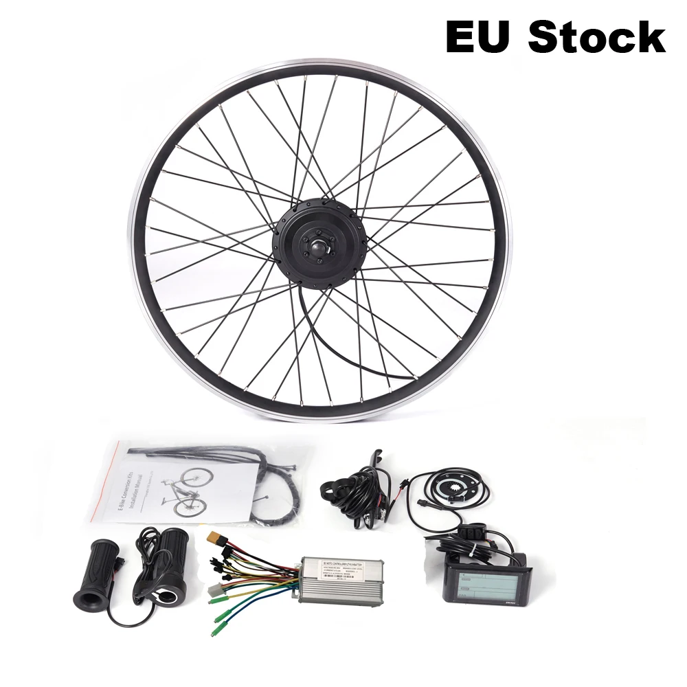 CSC Ebike 36 فولت 250 واط 350 واط 500 واط العجلات الخلفية الأمامية 20-29 بوصة 700C SW900 مجموعة تحويل الدراجة الكهربائية مع بطارية ليثيوم 36 فولت 15 أمبير #4