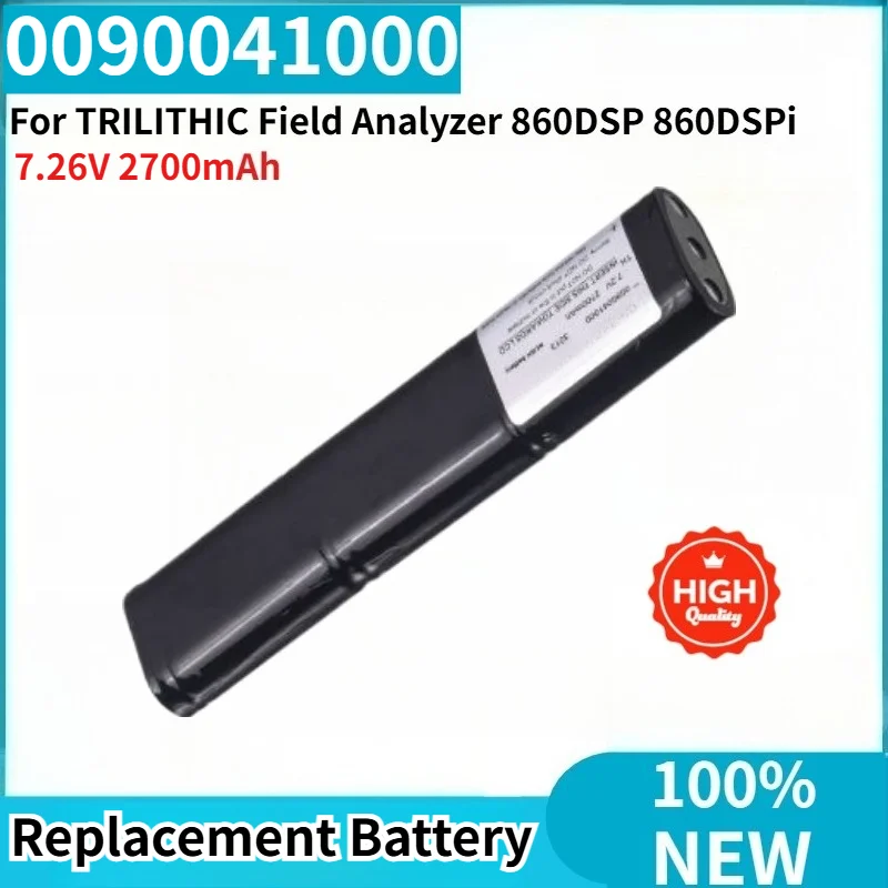 High Quality 0090041000 Battery 7.26V 2700mAh for TRILITHIC Field Analyzer 860DSP 860DSPi Replacement Battery
