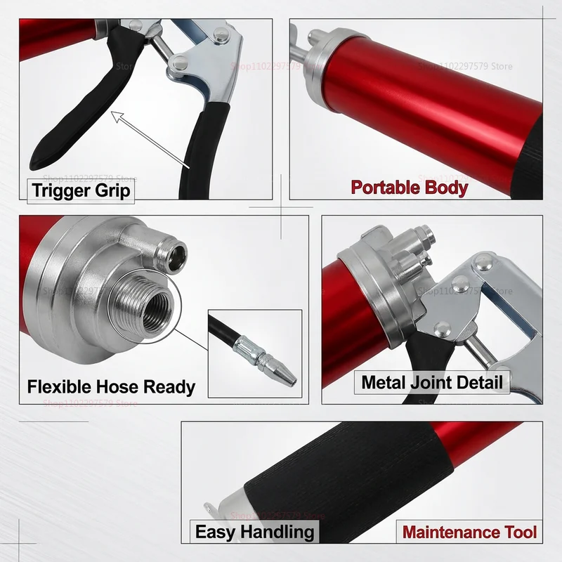 Kit Pistol Oli Pelumas Manual  - Grease For Heavy Equipment ulasan dan harga