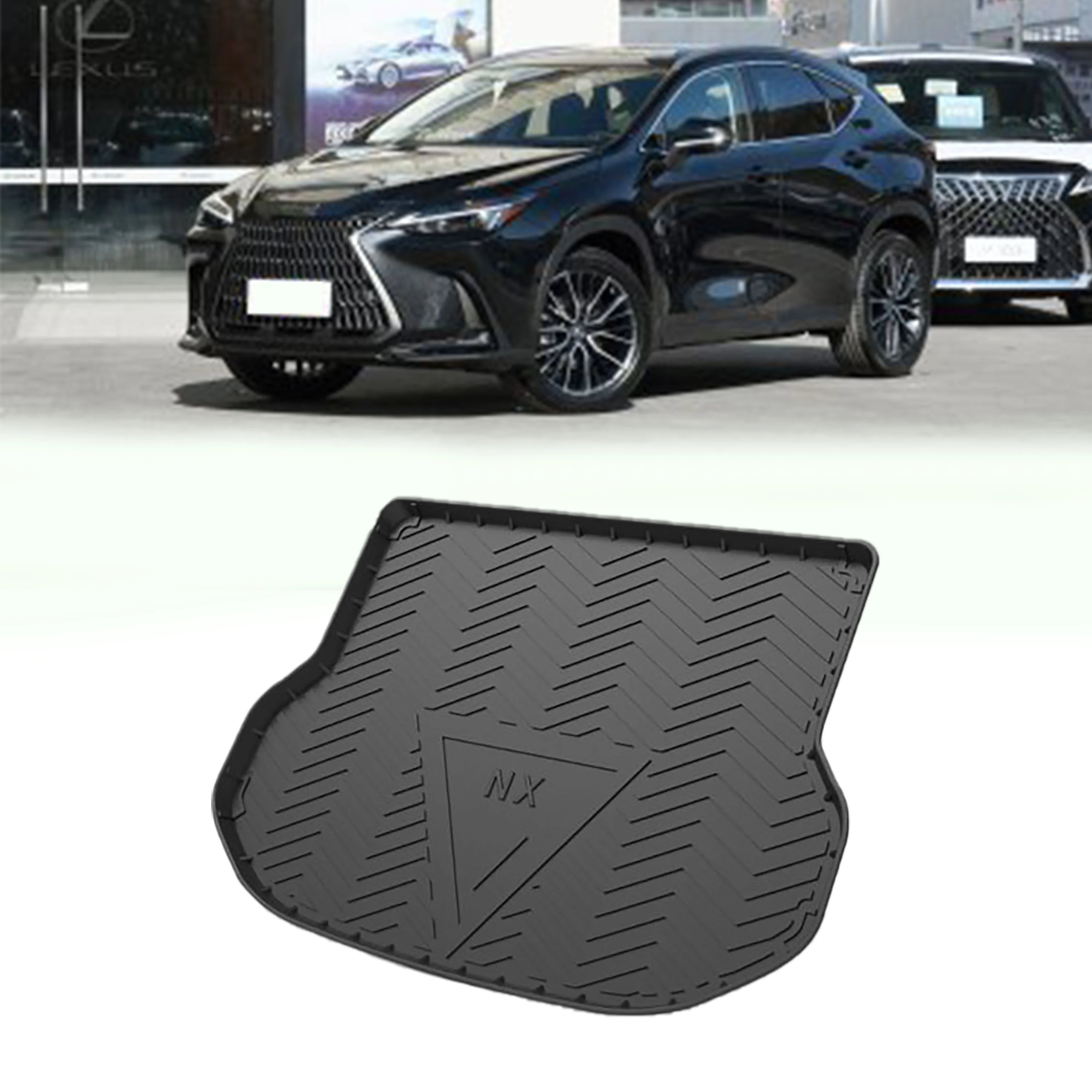 

Trunk Mat For LEXUS NX 2014-2021 200 300h TPE Custom Cargo Liner Trunk Mat Laser Measured Floor Pad Rubber All-Season Protection