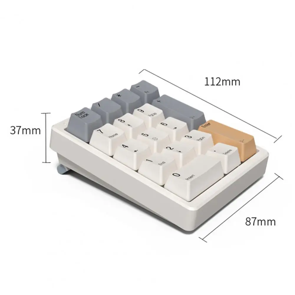 Led Backlight Toetsenbord Compact Usb Bedrade Mechanische Numerieke Pad 17 Mini Numeriek Toetsenbord Voor Laptop Desktop Efficiënte Pc