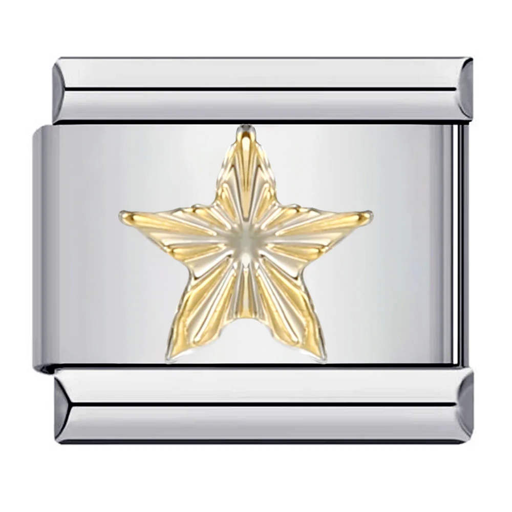 URING 2025 موضة جديدة Y2k الملونة الصقيل ستار وصلات سحرية صالح 9 مللي متر سوار الفولاذ المقاوم للصدأ صنع سلسلة اليد لتقوم بها بنفسك مجوهرات #5