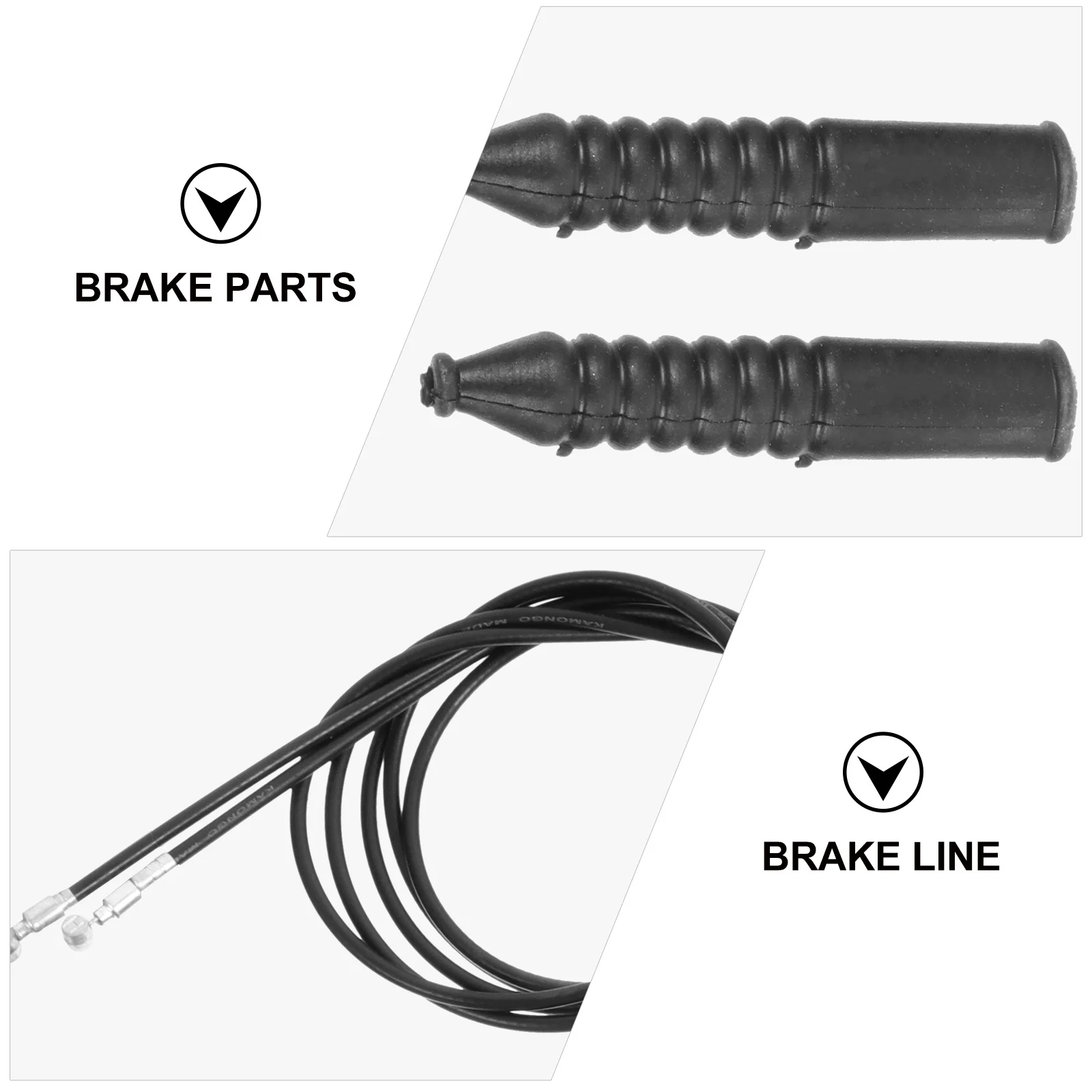 

1 set Set High Quality Aluminum Alloy Bike Lightweight Durable Strong Braking Power Easy Install White