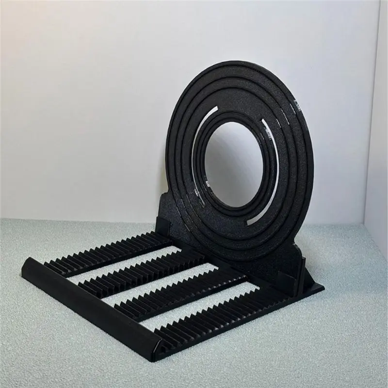 ABUG-Vinyl Record Rack 12/10/7 Inch Record Display Rack LP Desktop Vertical Storage