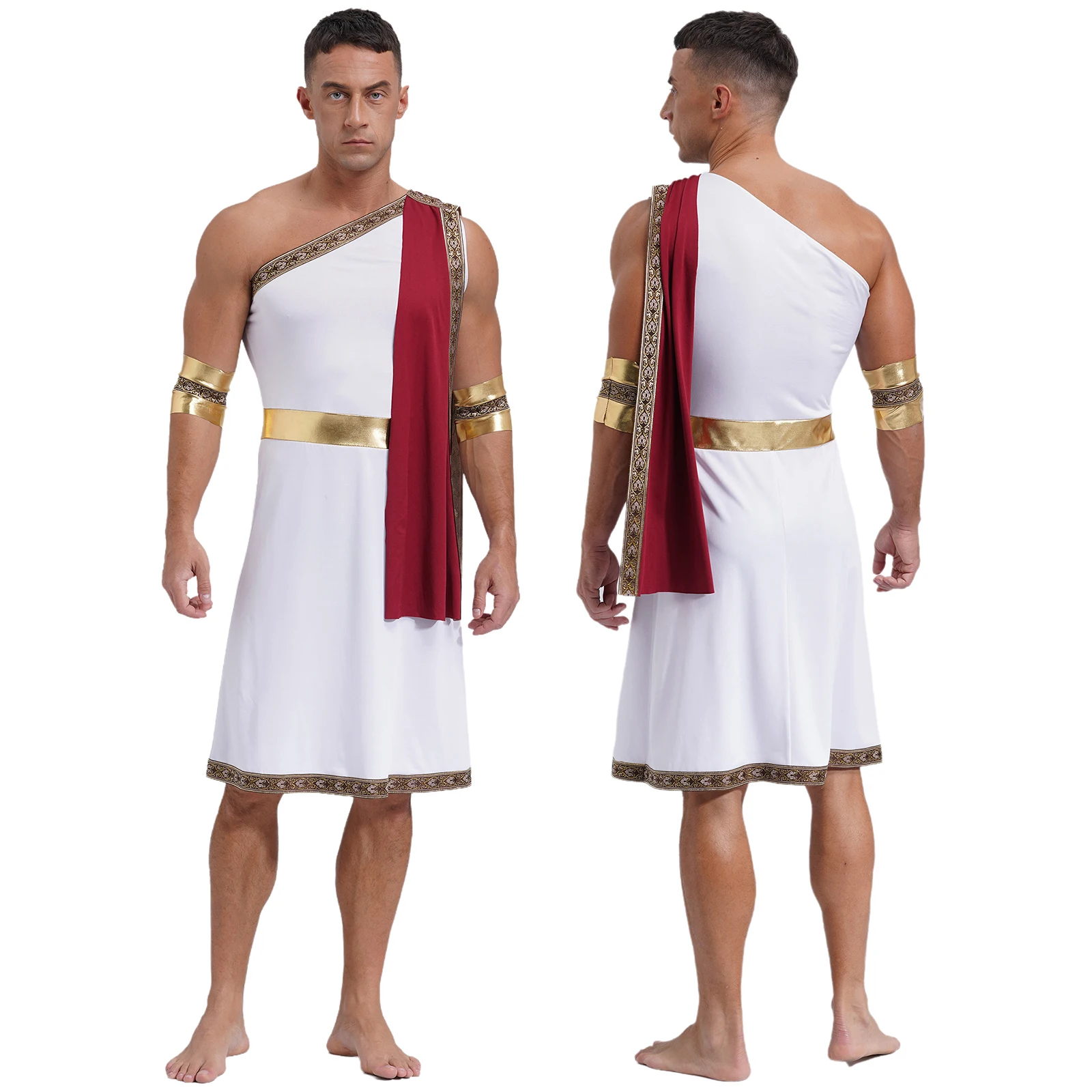Mesn Arabisch Antiker römischer Spartanischer Krieger Cosplay Kostüm Zeus Mittelalterlicher griechischer Gott Griechenland Göttin Mythologie Paar Kostüm