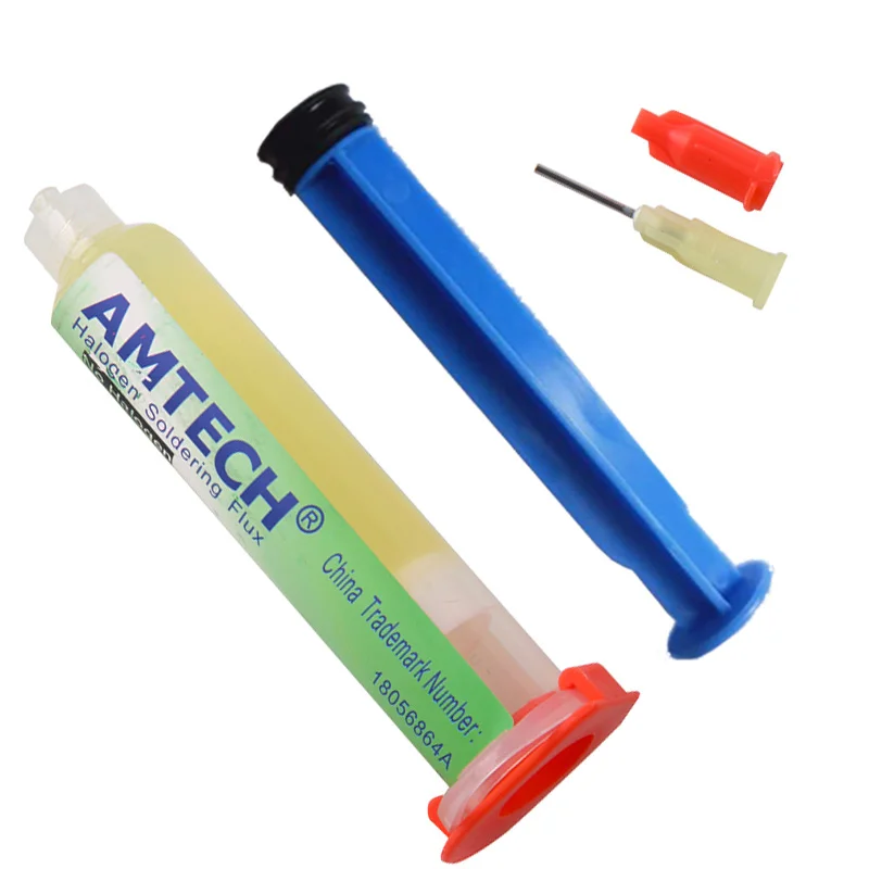 Paste 100% Original AMTECH NC-559-ASM BGA PCB No-Clean Solder Paste Welding Advanced Oil Flux Grease 10cc Soldering Repair Paste