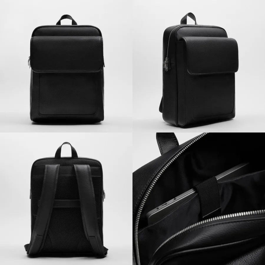 

【New style】Men's bags backpack new men's business travel backpack commuter schoolbag computer bag simple waterproof and durable