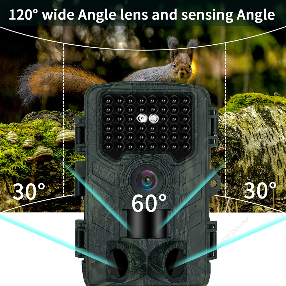 48MP 1080P WIFI Hunting Trail Camera CX100 Wildlife Camera With Night Vision Motion Activated Outdoor Trail Camera Photo Trap