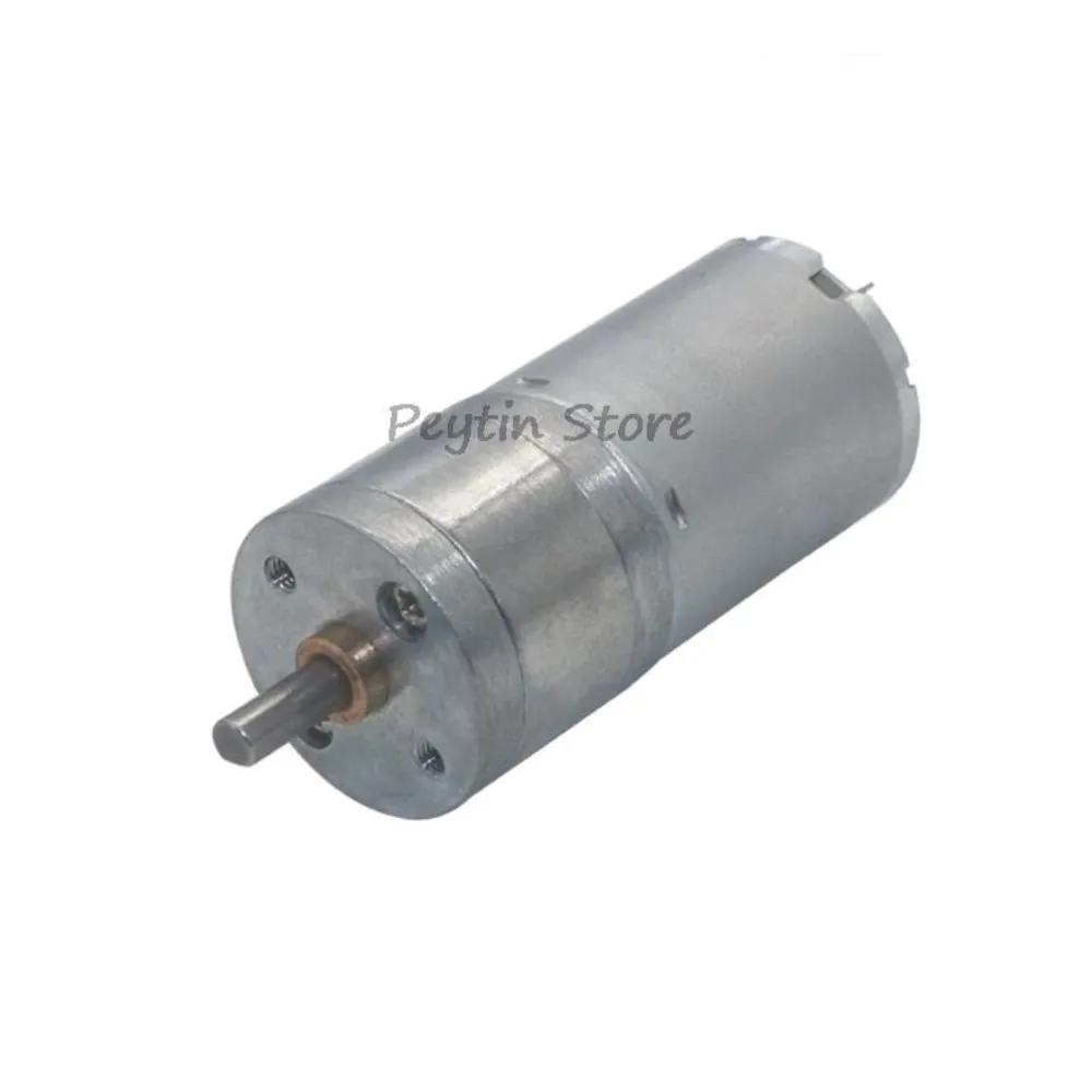 1Pc JGA25-370 6V 12V 24V 16/35/60/77/130/280/620/1360RPM Reducer Motor Low Speed High Torque Motor