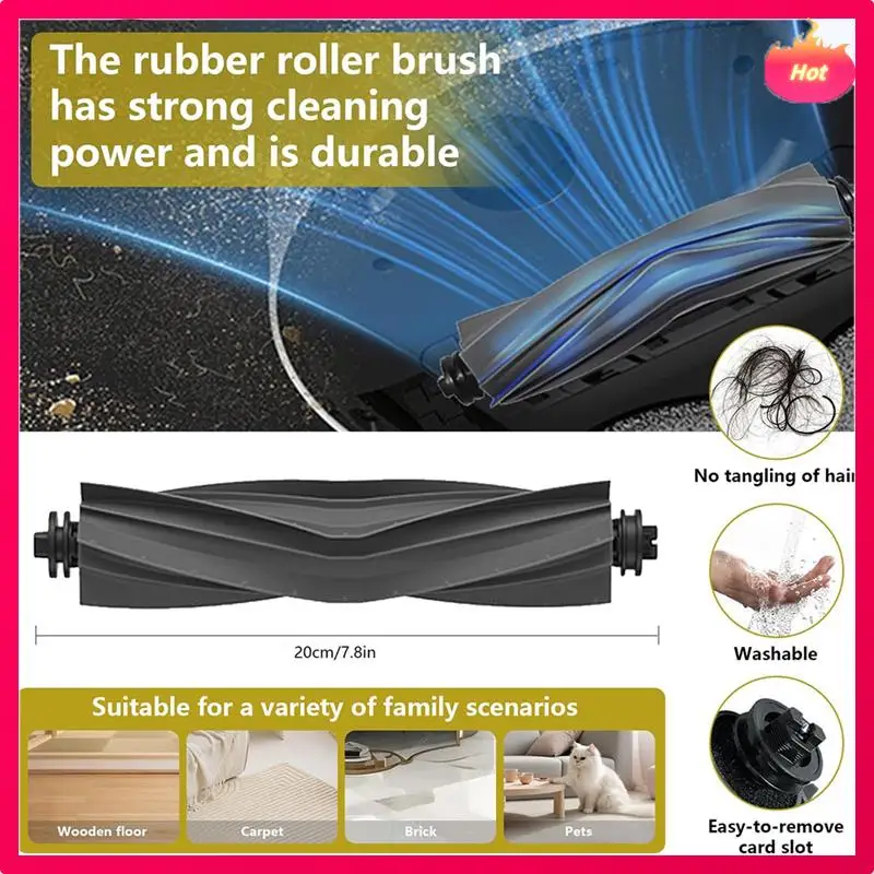 Ad-para dreame bot l30 ultra/l20 ultra/x20 pro/x20 pro plus parte-principal escova lateral mop pano saco de pó filtros caber acessórios