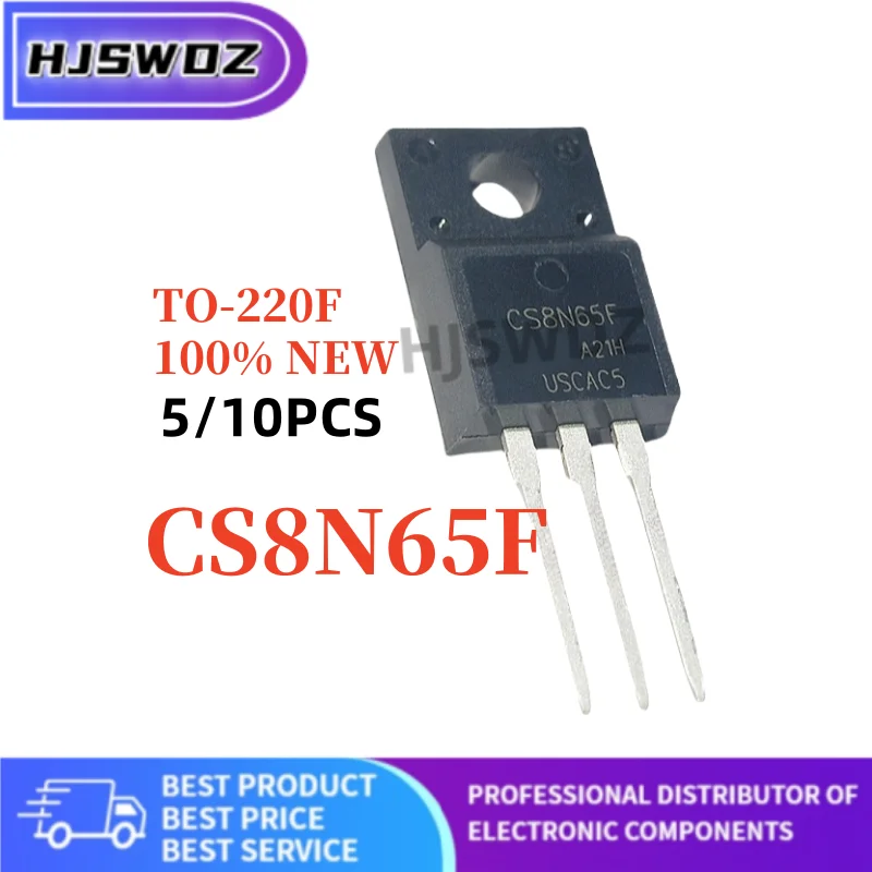 5PCS-10PCS CS8N65F 8N65 TO-220F 650V 8A MOSFET N-Channel Field effect tube Transistors Brand New In Stock
