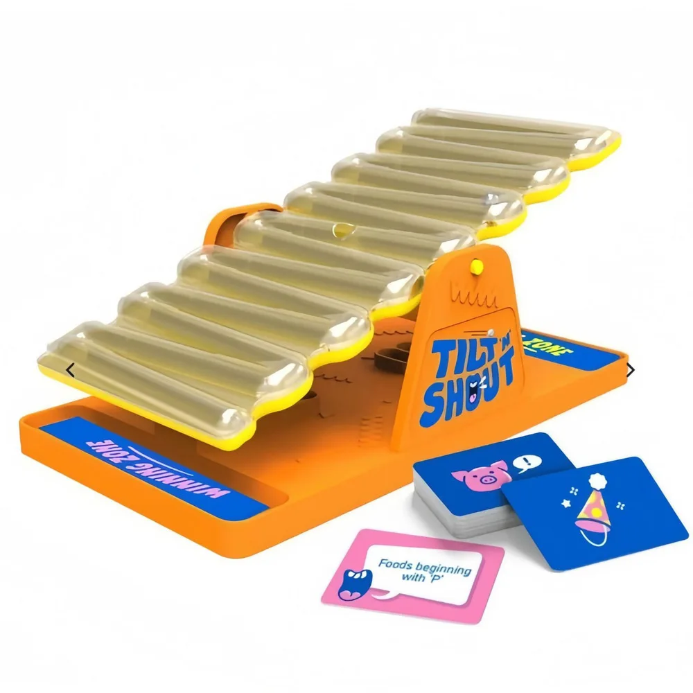 Kids Balance Board Quiz Game Interactive Tilt Tabletop Battle Toy for Children Fun Educational Family Party Play