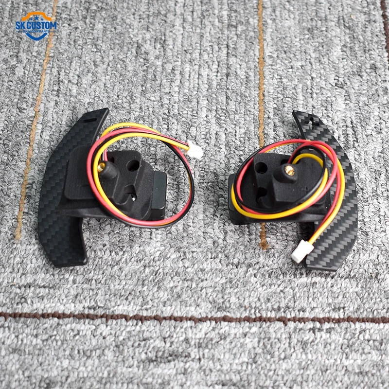 For VW Golf 6 GTI CC MK6 MK5 Magnetic Paddle Shifter Carbon Fiber