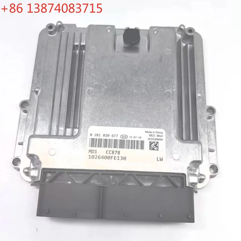 0281020677 New ECU MD1CC878 Engine Control Unit Fit For JAC Quanchai Euro6 Light Truck Diesel Engine Computer Module
