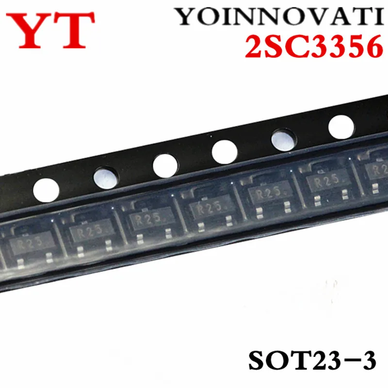 100PCS 1000PCS 2SC3356 3356 R25 0.1A/12V NPN 23 IC  Best quality