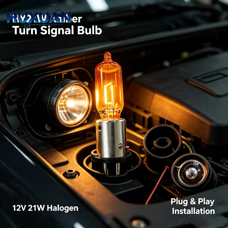 HY21W Turn Signal Light Halogen Bulb 12V 1PCS 30640524 30640997 64137 Fit For S60 S60L XC90 Car Lamp
