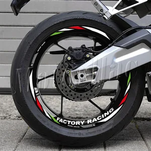 Motocicleta Roda Adesivo, Decalque Rim Stripe, Acessórios para Aprilia V4, TUONO 1100, RSV4, RS150, RS250, GPR, ADR, Shiver 750, 900, 17 12 principais vendas aprilia rsv decalque - №11