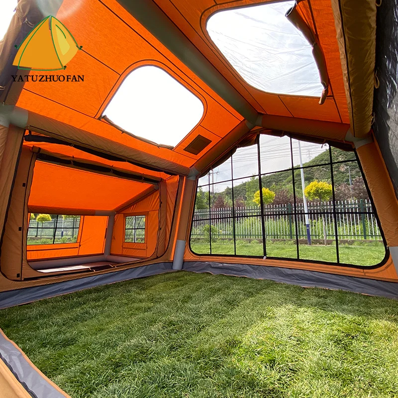 Tente de Camping gonflable de vacances en plein air de famille en gros de tente de Camping de nouveauté de prix usine d'oem pour l'activité d'événements