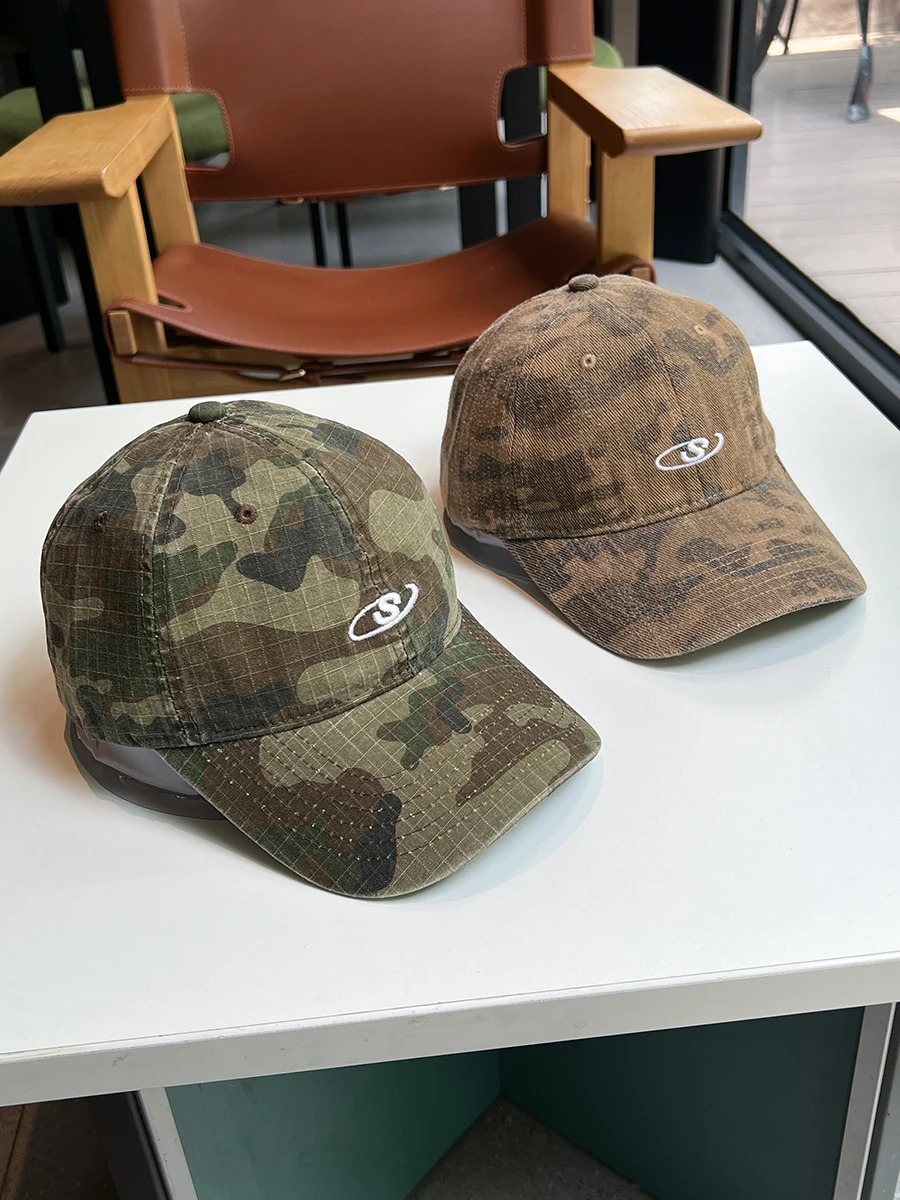 

Baseball hat big head soft top four seasons cap men's tide brand