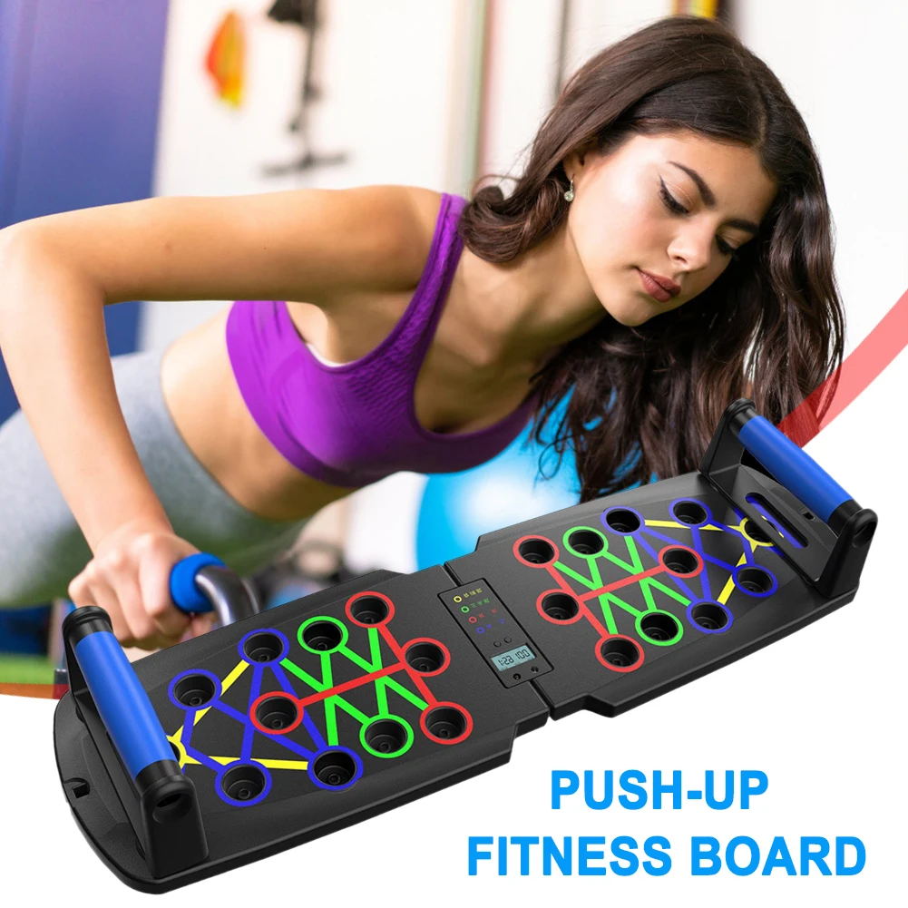 Portable Multifunctional Push-up Board Foldable Push Ups Flexion Table Fitness Training Device Push-up Machine Gym Equipment