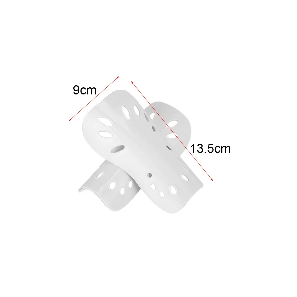 Durable Plastic Football Shin Pads Comfortable Breathable Soccer Shin Guards Lightweight Leg Protector Adult