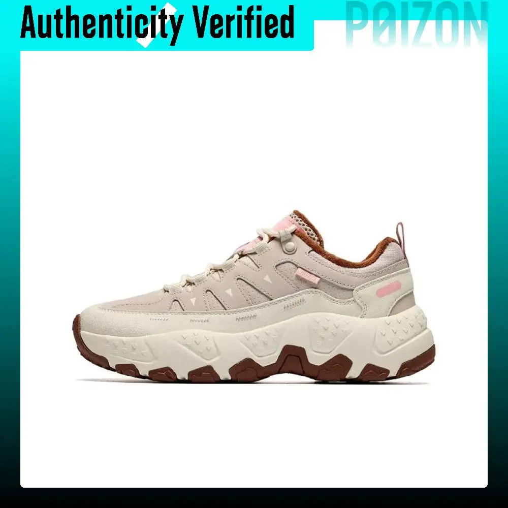 Anta Rock Fleece-Lined Comfortable Versatile, Fashion Cushioning Abrasion-Resistant Low-top Casual Shoes Women's 122648857-11