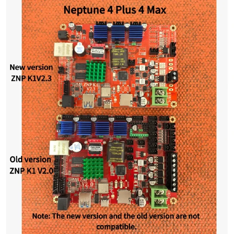 Original New For ELEGOO Neptune 4/4 Pro/Max/Plus Klipper Silent Motherboard ARM64 High-Performance Main Frequency