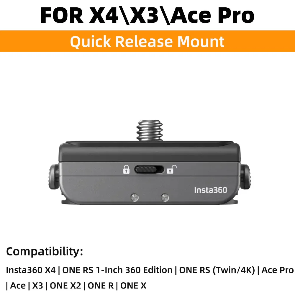 Insta360 X4 accessories |85cm Invisible Selfie Stick|Power Selfie Stick|Monkey Tail Mount|Multi Mount|114 Invisible Selfie Stick