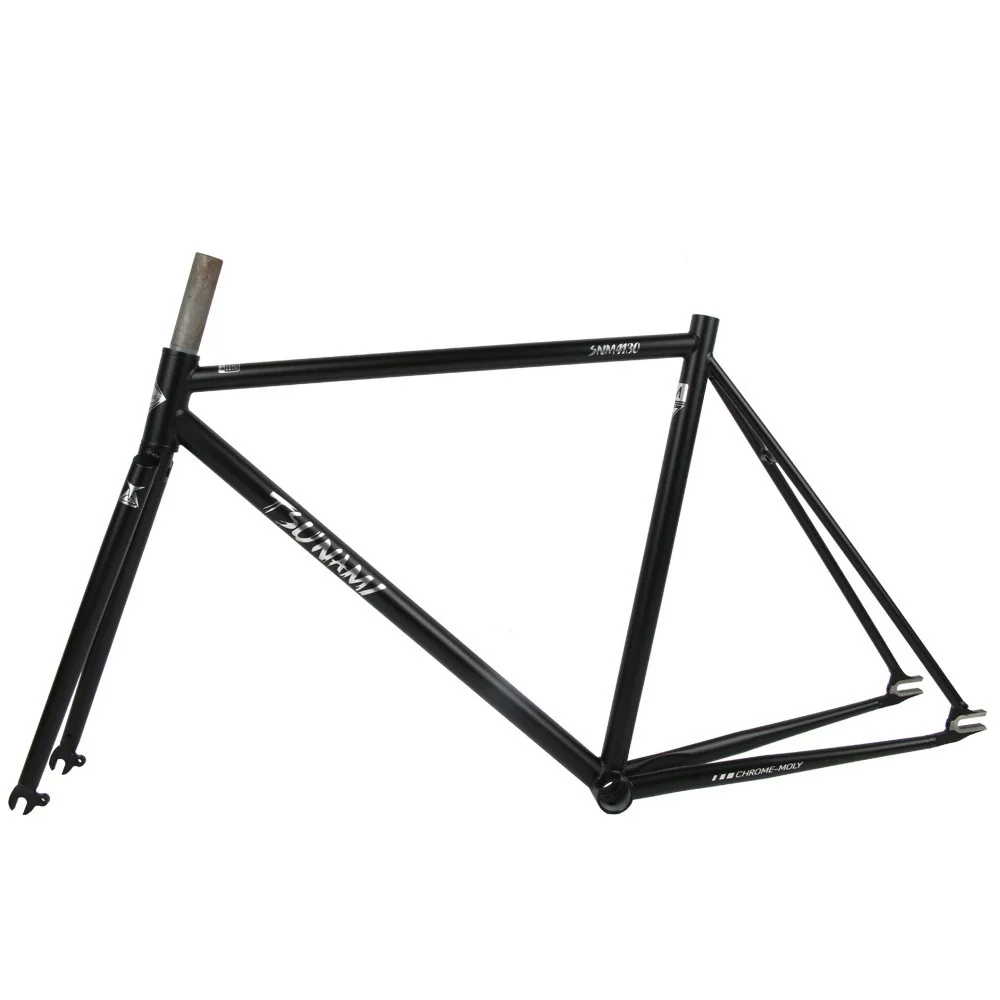 700C Bicycle Frame Chromium Molybdenum Steel Tsunami SNM4130 Fixed Gear Fixie Bike Frameset Cycling Parts