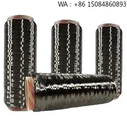Filamento de Fibra de Carbono T700 de 12k 24k, Hilo de Alta Resistencia y Módulo para Procesamiento de Compuestos y Tejidos