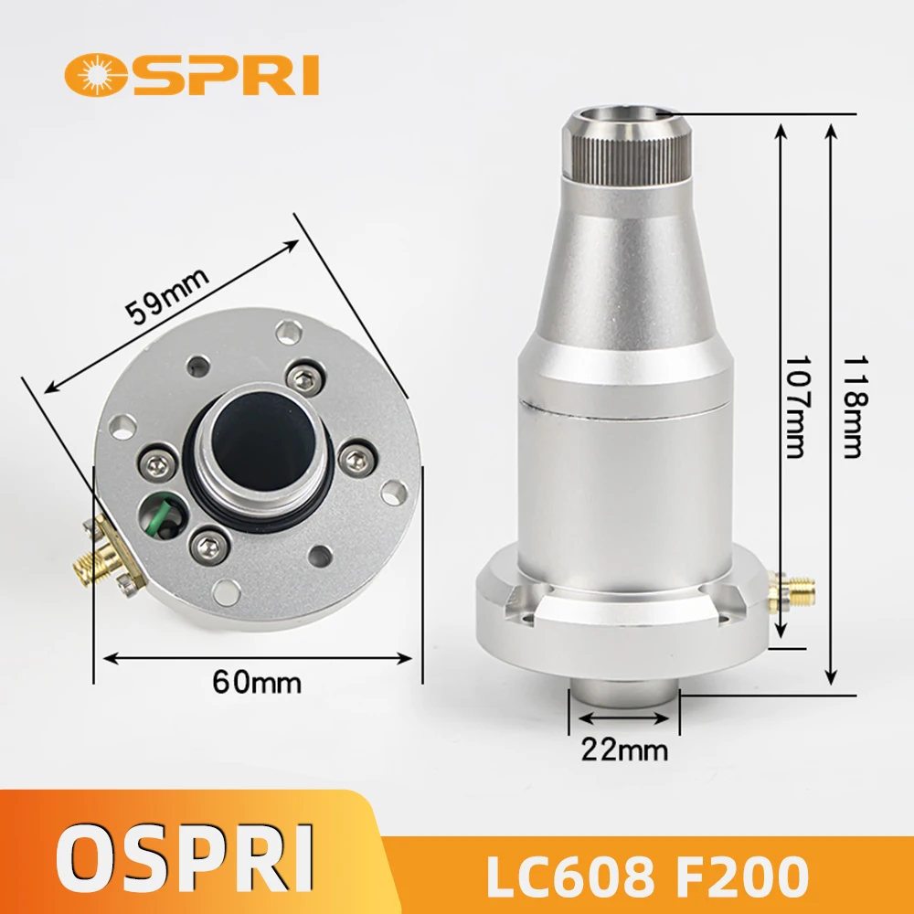 Ospri TRA Laserdüsen-Sensoranschluss LC218 LC40 LC80 LC608 LC1508 Kapazitätssensor für OSPRI Faserlaser-Schneidkopf – Detail 15