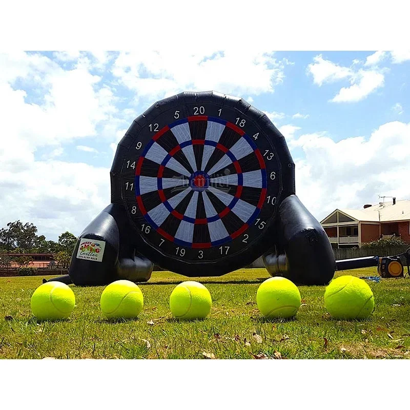 Zhenmei-Fléchettes de football gonflables en plein air, jeux de sport pour la fête, jeu de fléchettes humaines gonflables à vendre