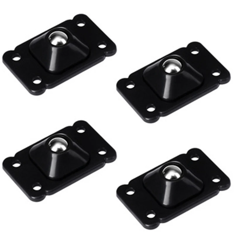 HEIßER 4 stücke Edelstahl Caster Räder Selbstklebende Mini Swivel Räder Caster Räder für Papierkorb Lagerung Box 4 stücke