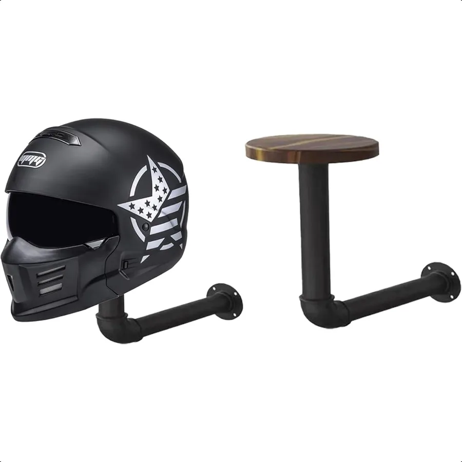 

Motorcycle Helmet HolderHelmet Holder Wall Mount Easy Storage for Motorcycle Helmets Hats Baseball and Rugby Helmets