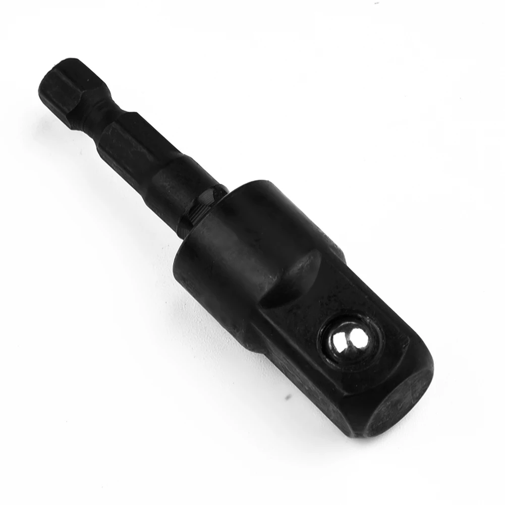 Brand New High Quality None Socket Adapter Adapters 1/2\" 3pcs 50mm Black 360° Rotatable Chrome-vanadium Steel