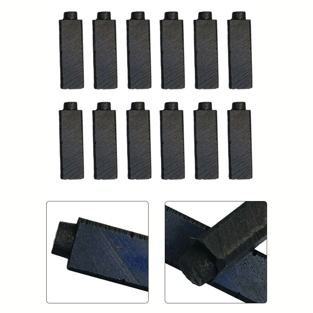 Carbon Brushes 12 Pieces for Electric Hair Dryer with Anchor Engine 4x5.5x17mm Suitable for General Motor Maintenance