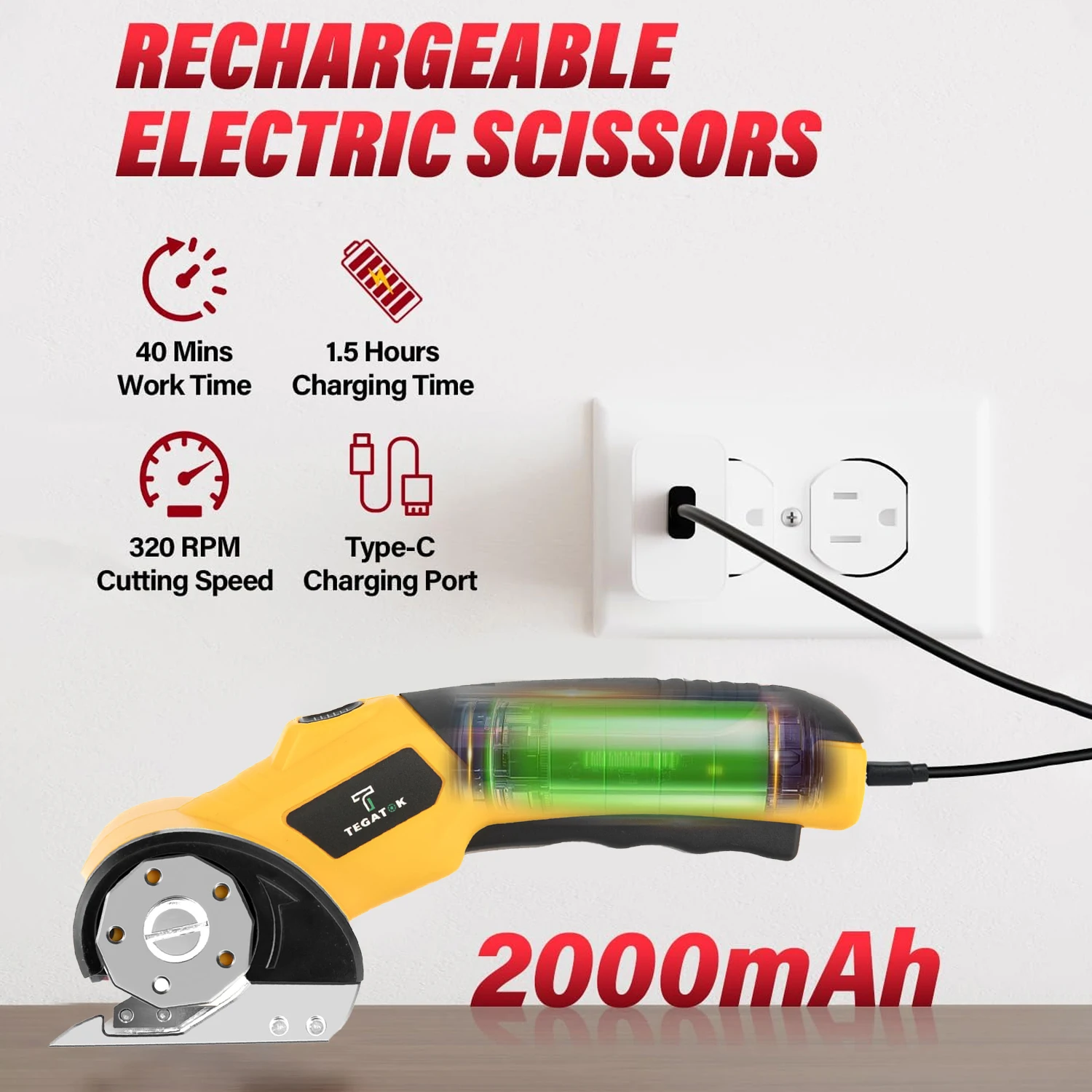 قطع كهربائي اللاسلكي قاطع الورق المقوى 2000mA بطارية مصباح ليد يده صندوق كرتون صغير أداة قطع السجاد قابلة للشحن #6