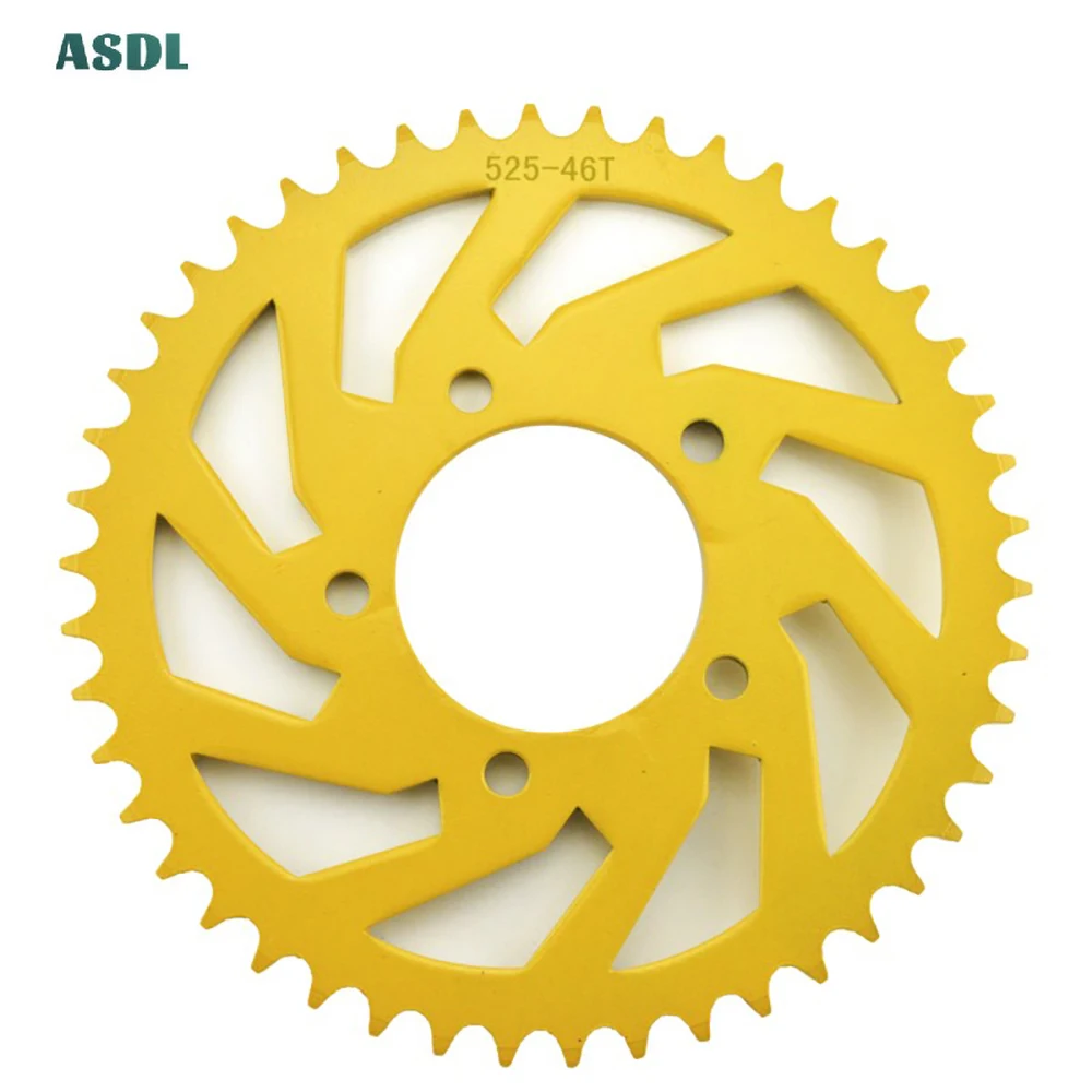 

525-46T 525 46T 46 Tooth 600cc Motorbike Rear Sprocket Gear Cam Wheel For Benelli 600 BJ600 BN600 TNT600 BJ BN TNT 600