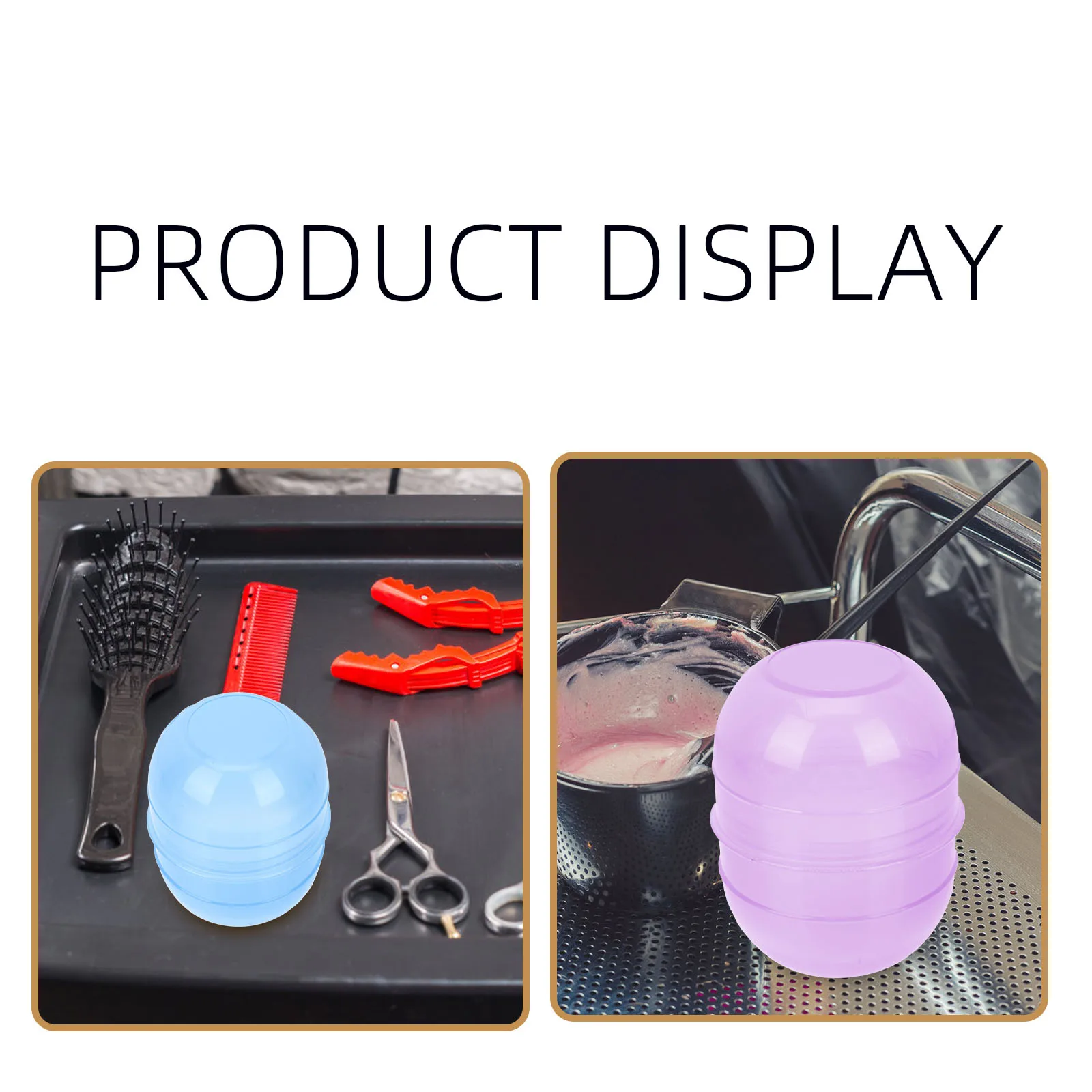 

2pcs Hair Coloring Shaker Cup With Scale Hair Dye Mixing Tint Easy Clean Pp Material Professional Home Salon Use