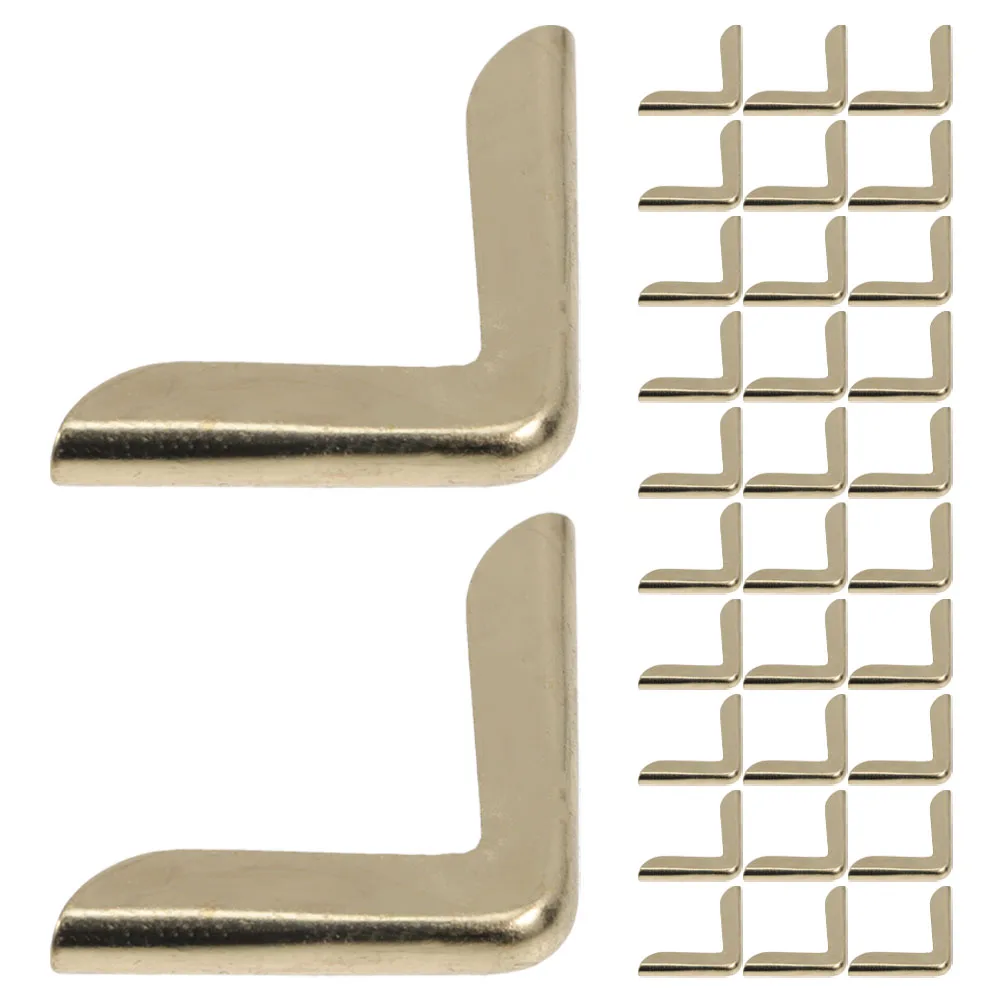 

100Pcs Iron Album Corner Protector Elegant Gold Finish Photo Album Notebook Scrapbook Protective Guards Notebook Corners