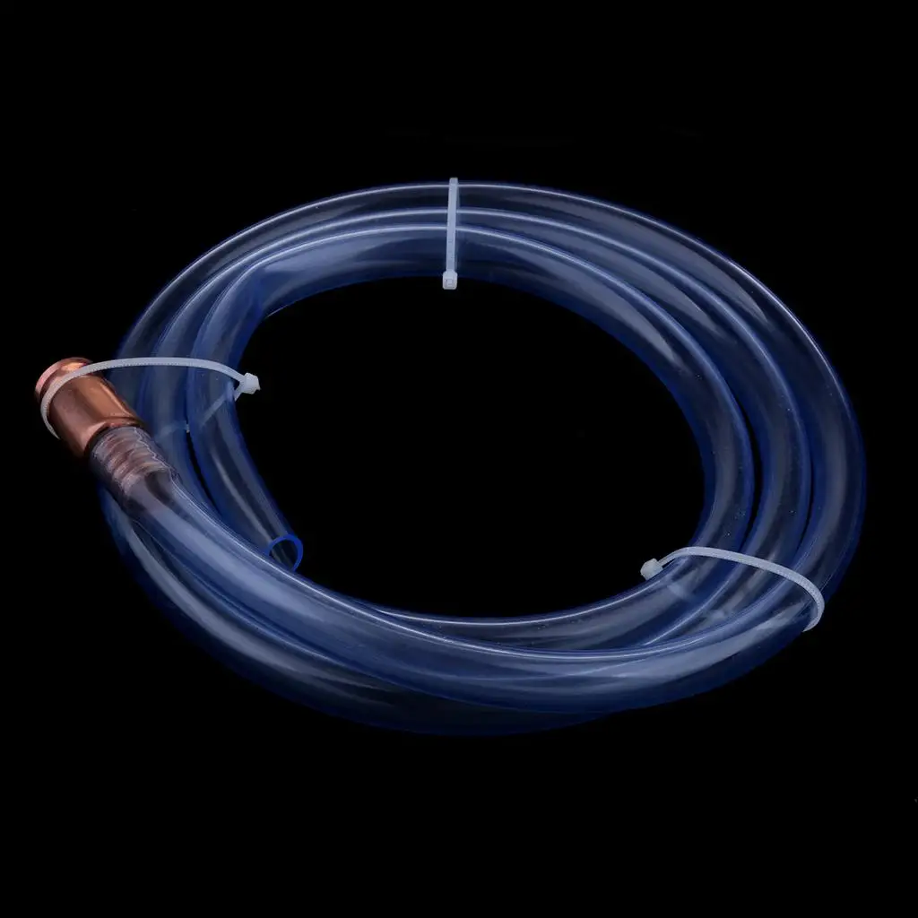 Siphon Hose for Fluid Water Transfer Pump Anti-Static Tubing Brass