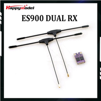 HappyModel ES900 DUAL RX ELRS Diversity Receiver 915MHz / 868MHz Built-in TCXO for RC Airplane FPV Long Range Drone