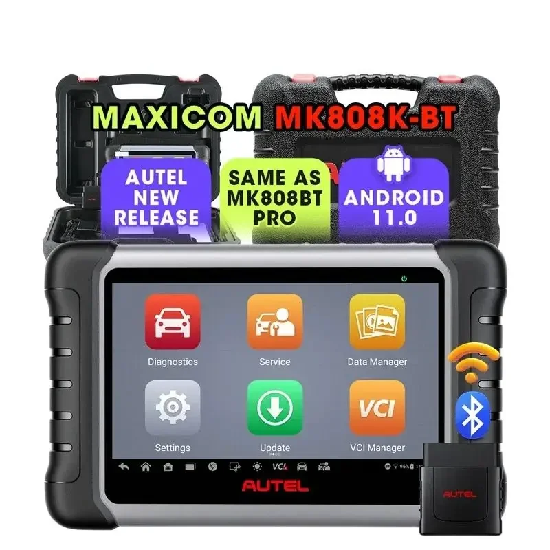 Autel MaxiCOM MK808KBT PRO MK808K BT Bluetooth Car Diagnostic Tools Full Bidirectional OBD2 Scanner Auto Diagnosis PK MK808