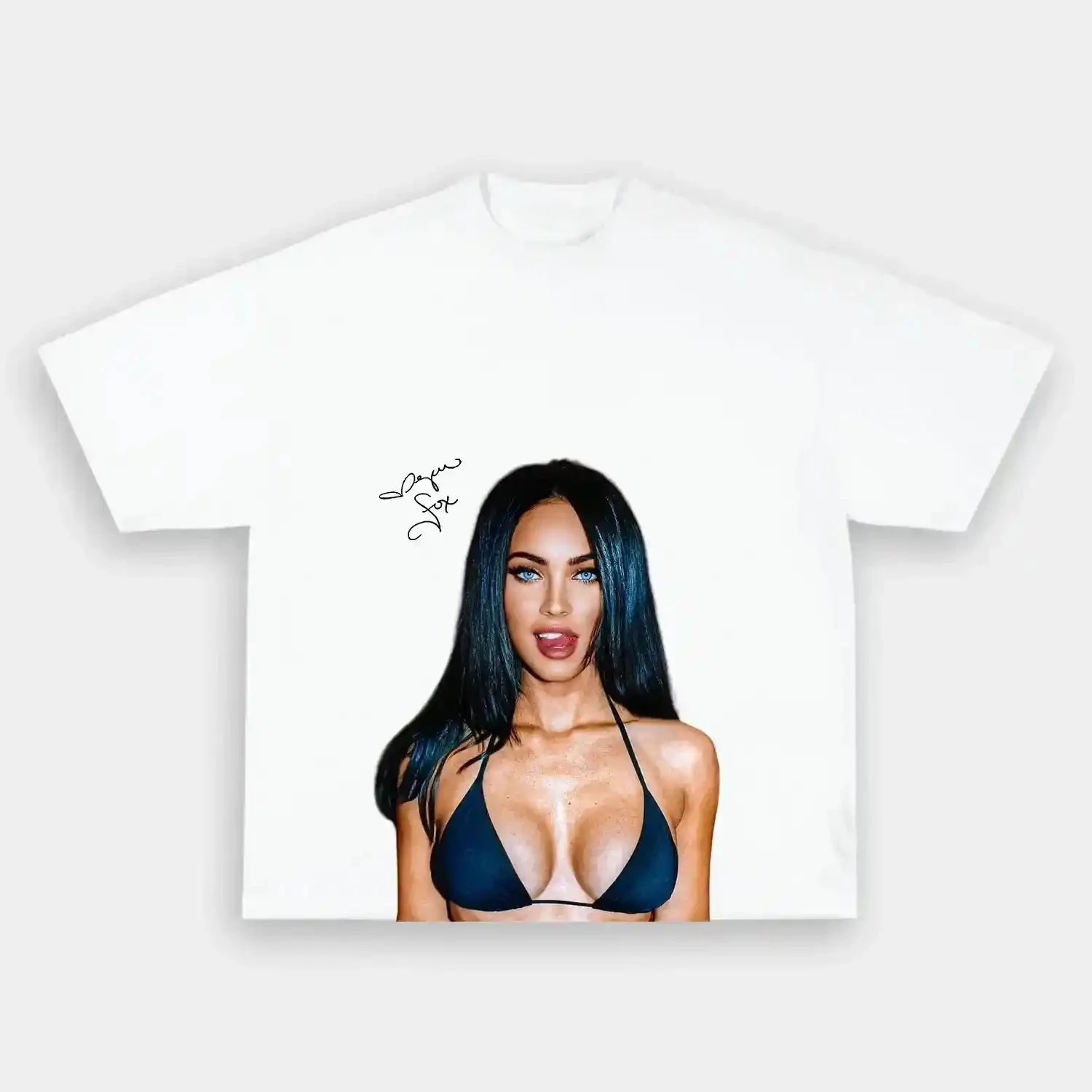 2026 Summer New Character Pattern Sexy Girl High Quality Casual Men and Women Universal Pure Cotton Round Neck Printed T-shirt