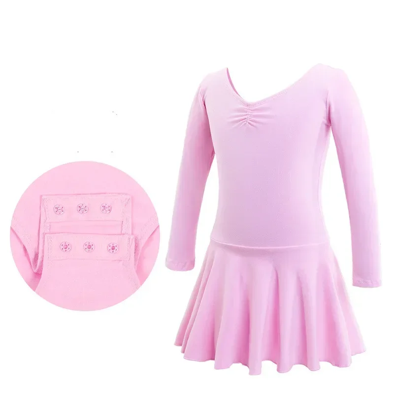 Girl's Ballet Dance Dress Short Long Sleeve Classic Ballet Tutu Skirt Leotard Ballerina Outfit Adults Customized Logo Service