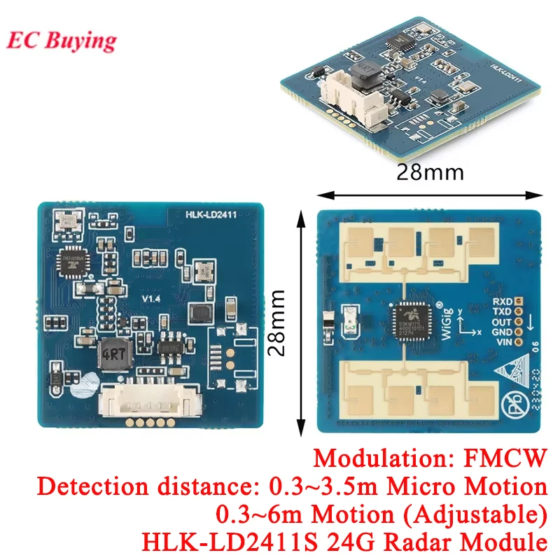 5Pcs/1Pc HLK-LD2411… - image
